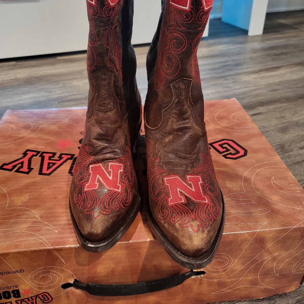 Gameday Boots Women's Boot Ladies 13 Inch University ofNebraska - Picture 4 of 9